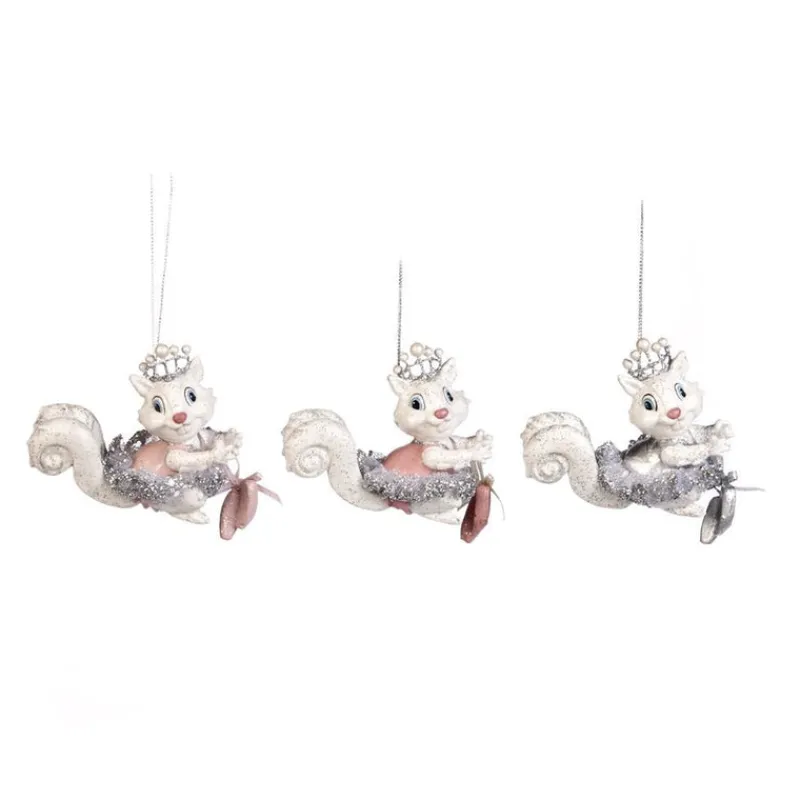 Goodwill Ballerina Squirrel Ornament 3 Assorted B 97962