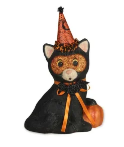Bethany Lowe TJ7748 Party Kitty Paper Mache