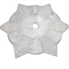 Infingo Christmas Tree Skirt Criss/Cross silver Ã¸ 1,40 cm