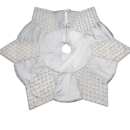 Infingo Christmas Tree Skirt Criss/Cross silver Ã¸ 1,40 cm