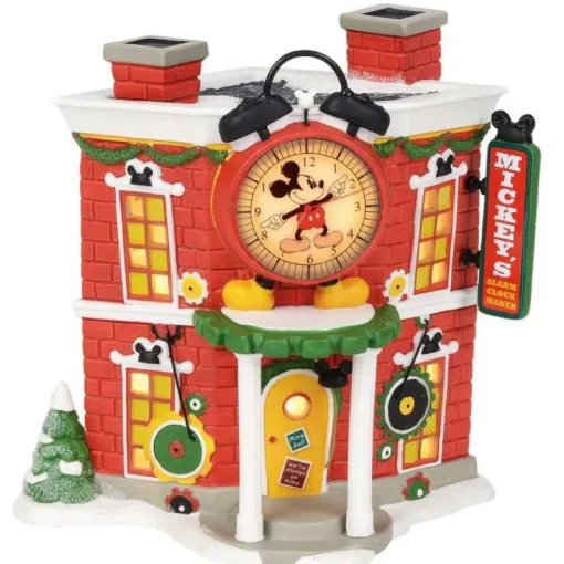 Department56 Disney Mickeys Alarm Clock Shop EU A30082