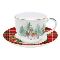 Easy Life Tableware Porcelain tea cups and saucers 200 ml
