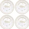 Easy Life Tableware Set 4 Porcelain dessert plates 19 cm