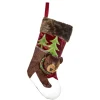Goodwill Fabric Bear Stocking Brown TR 28345