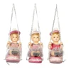 Goodwill Girl on Macaron Swinging 3 Assorted B 96355