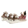 Goodwill Glitter Ice Santa Sleigh with Deer S 30107