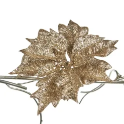 Goodwill Glitter Poinsettia On Clip A 56225