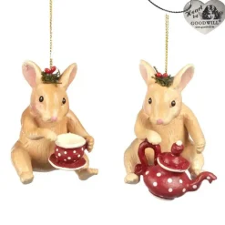 Goodwill Goodill Belgium 2020 B 93155 Woodland Tea Time Mouse 2 Assorted