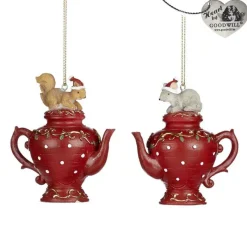 Goodwill Goodill Belgium 2020 MC 35003 Xmas Mouse Squirrel On Teapot 2 Assorted