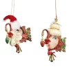 Goodwill Belgium B 92353 Santa Angler Fish 2 Assorted Ornaments