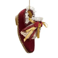 Goodwill Belgium BR 37102 Fabric Victorian Shoe Pincushion 2 Assorted