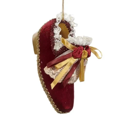 Goodwill Belgium BR 37102 Fabric Victorian Shoe Pincushion 2 Assorted