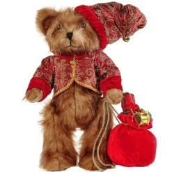 Goodwill Belgium Furry Santa Bear with Bag C 16010