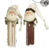 Goodwill Belgium Journey Santa Tassel Ornament 2 Assorted J 64254