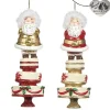 Goodwill Belgium Santa On Cake Ornament 2 Assorted B 94411