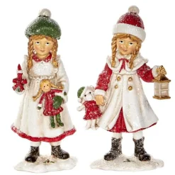 Goodwill Belgium Xmas Girl with Toys 2 Assorted MC 34056