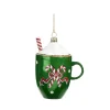 Goodwill Belgium YA 92118 Glass Cup of Hot Chocolate Ornament