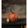 Bethany Lowe Green Apple With Orange Poison Ornament Mini