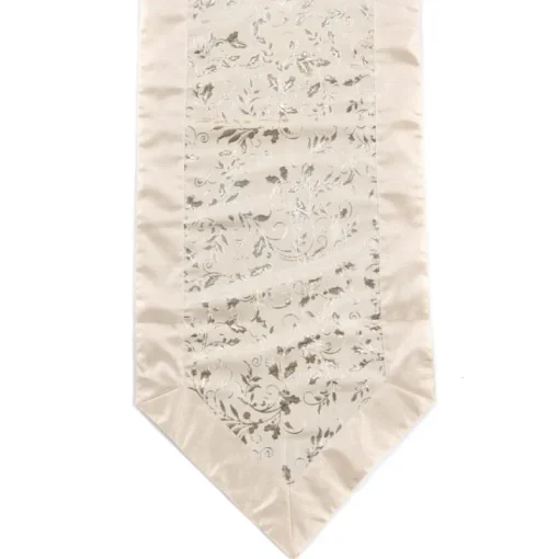 Goodwill Holly Berry Table Runner Cream L 20259