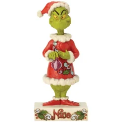 Jim Shore 6002068 Two-sided Naughty/Nice GrinchÂ Figurine