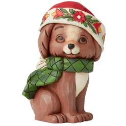 Jim Shore Christmas Puppy Miniature 6004296