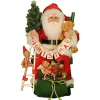 Karen Didion Originals Lighted Christmas Eve Santa CC16-169
