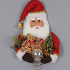 Karen Didion Originals Red Vintage Santa Head SH18-05
