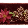 Katherine Collection Katherine's Collection Cut Out Poinsettia Ribbon Burgundy 08-783543 08-783543
