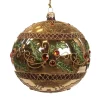 Katherine Collection Katherine's Collection Glass Traditional Holly Ball Gold KC L 02-731179