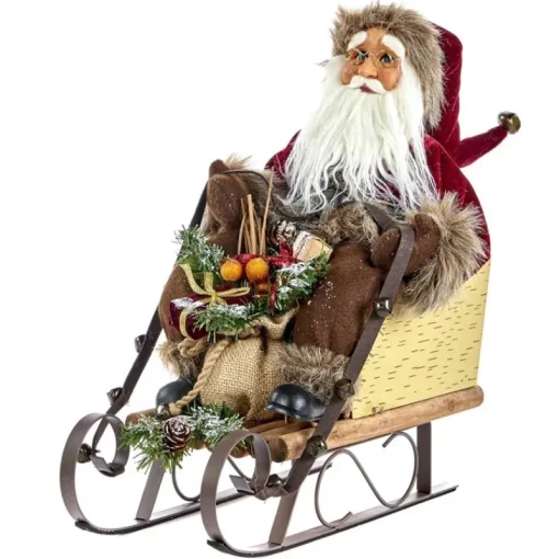 Katherine Collection Katherine's Collection Santa in Woodland Sleigh KC C 18-741669