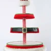 Katherine Collection KC 28-128248 Katherine's Collection Santa Boots Tray Cake Stand