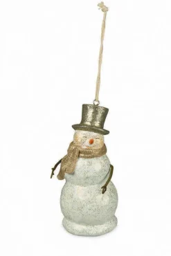 Bethany Lowe KL7550 Smiley Snowman Ornament