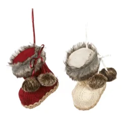 Goodwill Knitted Boot Ornament 2 Assorted TR 27466