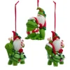 Kurt Adler 4" Resin Gnome Ornament 3 Assorted D3964