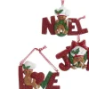 Kurt Adler H5553 Gingrbrd Love Noel Joy Ornament3 Assorted