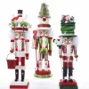 Kurt Adler NYC HA0412 Hollywood Snowman Hat, Toy Maker Hat and Candy Hat Nutcrackers
