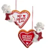 Kurt Adler Kurt S. Adler NYC T2194 Mouse Chef with Cookie 2 Assorted