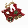 Kurt Adler Kurt S. Adler NYC T2116 Red/Green/Gold Train Ornament