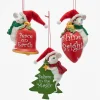 Kurt Adler Kurt S. Adler NYC T2195 Santa Mouse Ornament 3 Assorted