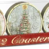 Goodwill Laminated Coaster Santa Box G 43151