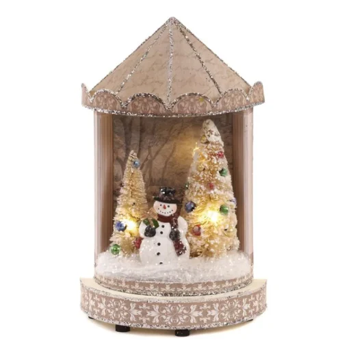 Goodwill Led Paper Tree/Snowman Scene Y 61318