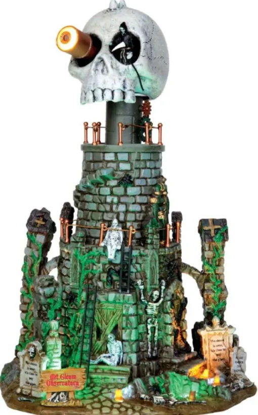 Lemax Mt. Gloom Observatory, With 4.5V Adaptor 45672 Spooky Town