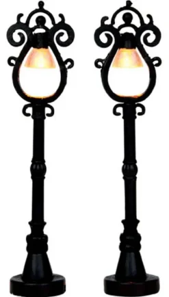 Lemax Parisian Street Lamp Set Of 2 44757 Light Accessories