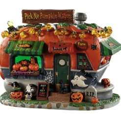 Lemax Pick Me Pumpkin Wagon, B/O (4.5V) 95444 Spooky Town