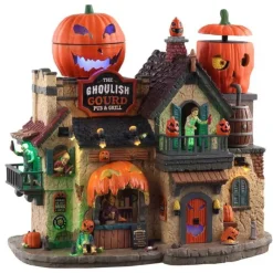 Lemax The Ghoulish Gourd Pub And Grill 05602 - Spooky Town Halloween Village