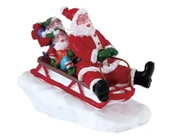 Lemax Village 72549 Sledding With Santa 72549