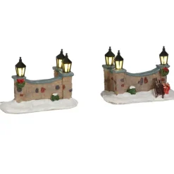 Luville Collectables Lighted Fence 2 pieces 1067691