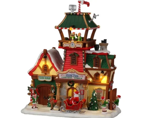 Lemax North Pole Control Tower, incl. adapter (4.5V)