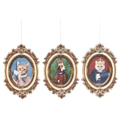 Goodwill Paper Royal Animal Ornament 3 Assorted Y 63218