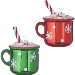 Raz Imports Hot Chocolate Mug Ornament 4052951